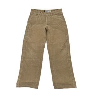 Columbia Men's Corduroy Carpenter Pants 36x32 Tan High Rise Straight Leg Casual